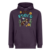 Plum let's rodeo Heavyweight Hoodie - MaliasSmallBusiness