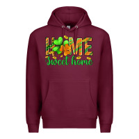 Burgundy st.patrick home sweet home Premium Hoodie - BundleAndBundleShop