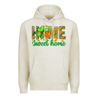 Oatmeal Heather st.patrick home sweet home Premium Hoodie - BundleAndBundleShop