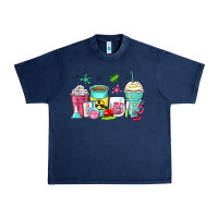 Navy science teacher coffee cups Urban Heavy Tee - Zillion Design Studio
