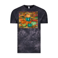 Cloud Black pumpkin Vintage Tee - RanaPortraitStore