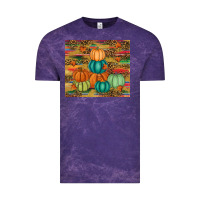 Cloud Purple pumpkin Vintage Tee - RanaPortraitStore