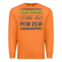 Carrot i like things that go pew pew Premium Sweatshirt - MaliasSmallBusiness