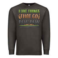 Smoke i like things that go pew pew Premium Sweatshirt - MaliasSmallBusiness