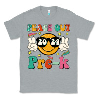 Heather Grey peace out 2024 pre k Classic Tee - JahusDesignShop