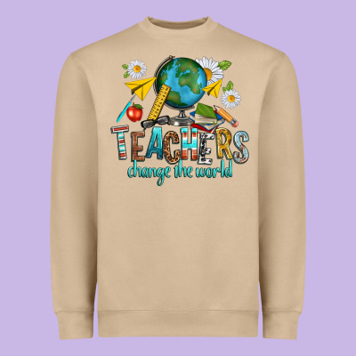 Heavyweight Sweatshirt teachers change the world