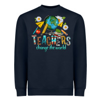 Navy teachers change the world Heavyweight Sweatshirt - texasbilliewilder