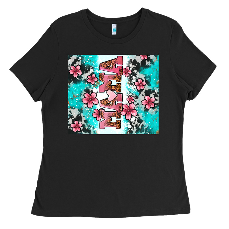 Floral Mama Ladies Tee by AdoDesignShop | Teevron