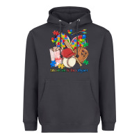 Smoke take me out to the ballgame  autism baseball Heavyweight Hoodie - MaliasSmallBusiness