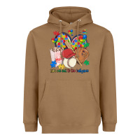 Toasted Coconut take me out to the ballgame  autism baseball Heavyweight Hoodie - MaliasSmallBusiness