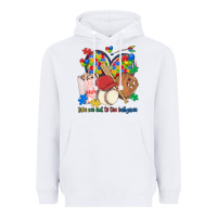 White take me out to the ballgame  autism baseball Heavyweight Hoodie - MaliasSmallBusiness