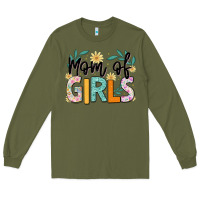 Army Green mom of girls Long Sleeve Tee - JahusDesignShop