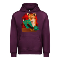 Mauve Wine Fox with Coffee Urban Hoodie - Bettercallsaul