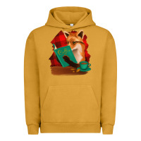 Pigment Peanut Butter Fox with Coffee Urban Hoodie - Bettercallsaul