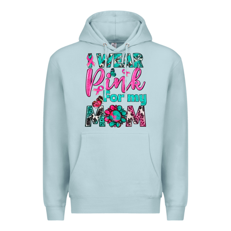 I Wear Pink For My Mom Premium Hoodie by BundleAndBundleShop | Teevron