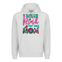 Dove Grey I Wear Pink For My Mom Premium Hoodie - BundleAndBundleShop