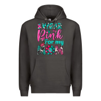 Smoke I Wear Pink For My Mom Premium Hoodie - BundleAndBundleShop