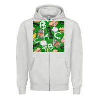 Dove Grey english class seamless pattern Zipper Hoodie - BundleAndBundleShop
