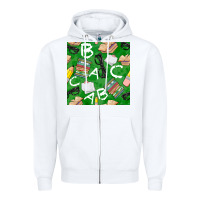 White english class seamless pattern Zipper Hoodie - BundleAndBundleShop