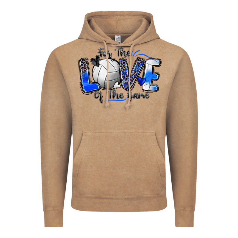 For The Love Of The Game Volleyball Vintage Hoodie by Zillion Design Studio | Teevron