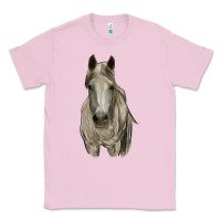 Bubblegum Pink horse Classic Tee - RanaPortraitStore
