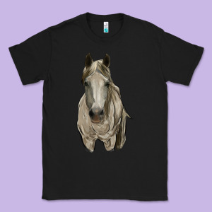 Horse Classic Tee Designed By Ranaportraitstore