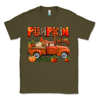 Army Green pumpkin farm truck Classic Tee - AdoDesignShop