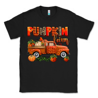 Black pumpkin farm truck Classic Tee - AdoDesignShop