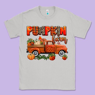 Pumpkin Farm Truck Classic Tee Designed By Adodesignshop