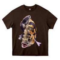 Chocolate Brown Oscar Heavy Core Tee - LillyAllenDesigns