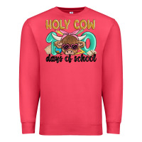 Cardinal holy cow 100 days of school Premium Sweatshirt - MaliasSmallBusiness