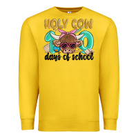 Lemon holy cow 100 days of school Premium Sweatshirt - MaliasSmallBusiness