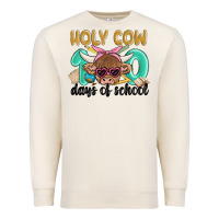 Holy Cow 100 Days Of School Premium Sweatshirt | Teevron