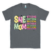 Charcoal Heather she is mom Classic Tee - JahusDesignShop