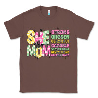 Chestnut she is mom Classic Tee - JahusDesignShop