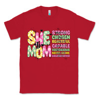 Red she is mom Classic Tee - JahusDesignShop