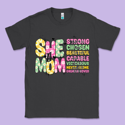 She Is Mom Classic Tee Designed By Jahusdesignshop