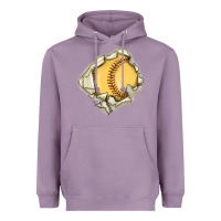 Lavender softball Heavyweight Hoodie - MaliasSmallBusiness