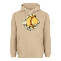 Mushroom softball Heavyweight Hoodie - MaliasSmallBusiness