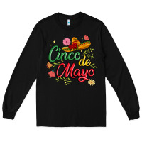 Black cinco de mayo Long Sleeve Tee - JahusDesignShop