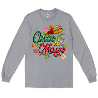 Heather Grey cinco de mayo Long Sleeve Tee - JahusDesignShop