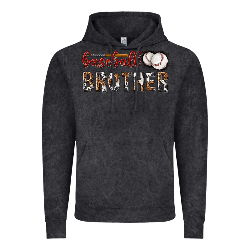 Baseball Brother With Leopard Vintage Hoodie by texasbilliewilder | Teevron