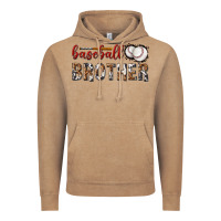 Vintage Coffee baseball brother with leopard Vintage Hoodie - texasbilliewilder