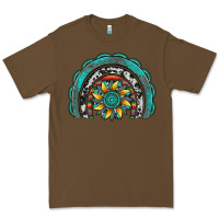 Cacao gemstone sunflower  rainbow Premium Tee - Artiststas