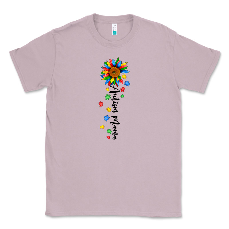 Autism Mama Sunflower Black Classic Tee by JahusDesignShop | Teevron