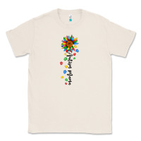 Natural autism mama sunflower black Classic Tee - JahusDesignShop