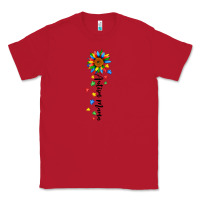 Red autism mama sunflower black Classic Tee - JahusDesignShop