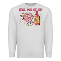 Dove Grey will you be my Premium Sweatshirt - MaliasSmallBusiness