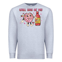 Heather Grey will you be my Premium Sweatshirt - MaliasSmallBusiness