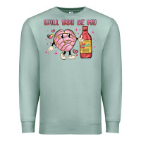 Seafoam will you be my Premium Sweatshirt - MaliasSmallBusiness